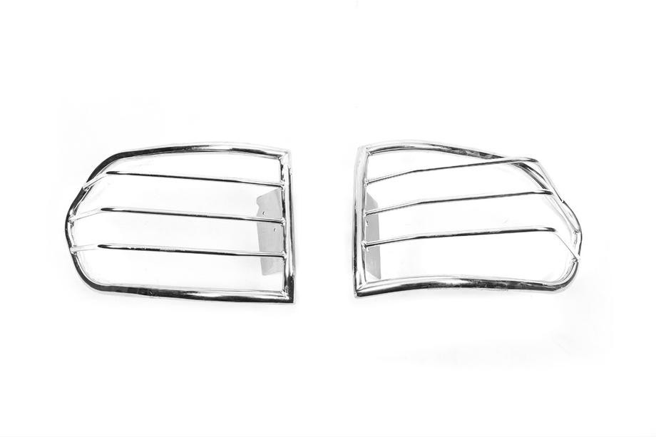 Toyota FJ Cruiser 2006–2022 Zaščita zadnjih luči iz nerjavnega jekla (2 kosa) Fotografija 5