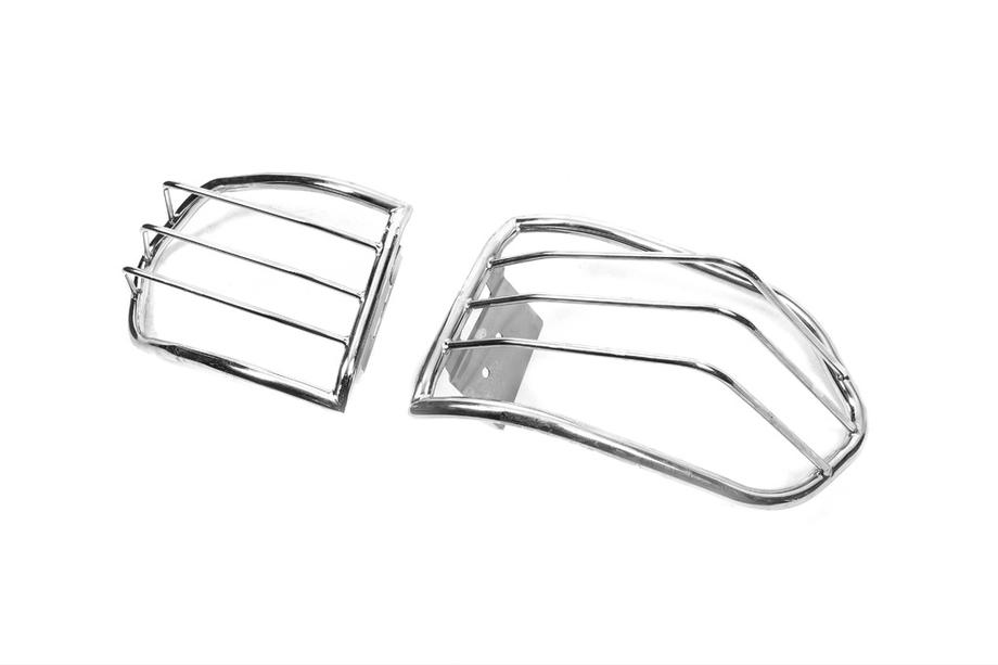 Toyota FJ Cruiser 2006–2022 Zaščita zadnjih luči iz nerjavnega jekla (2 kosa) Fotografija 6