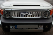 Toyota FJ Cruiser 2006–2022 Kromirane letvice za masko (nerjavno jeklo) fotografija 1