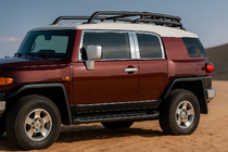 Toyota FJ Cruiser 2006–2022 Komplet okenskih letev (nerjaveče jeklo, 16 kosov) fotografija 1