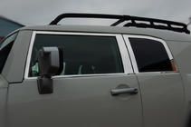 Toyota FJ Cruiser 2006–2022 Komplet okenskih letev (nerjaveče jeklo, 16 kosov) fotografija 3