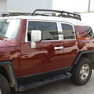Komplet okenskih letev (nerjaveče jeklo, 16 kosov) Toyota FJ Cruiser 2006–2022 fotografija 2
