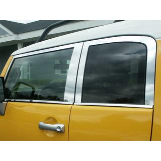 Komplet okenskih letev (nerjaveče jeklo, 16 kosov) Toyota FJ Cruiser 2006–2022 fotografija 4