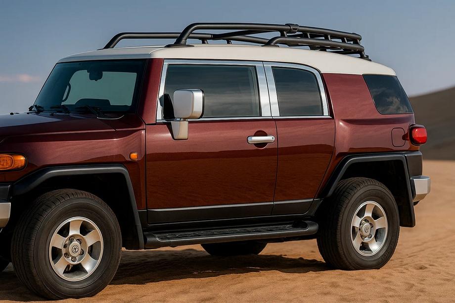 Toyota FJ Cruiser 2006–2022 Komplet okenskih letev (nerjaveče jeklo, 16 kosov) Image