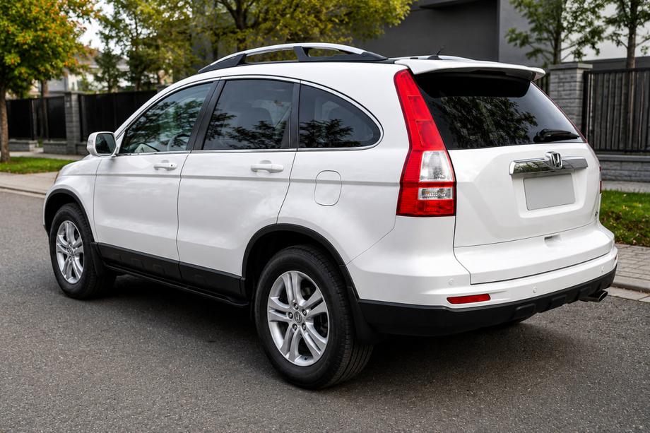 Honda CRV 2007–2011 OEM strešni relingi, sivi (ABS plastika, pritrditev z vijaki) Fotografija 1