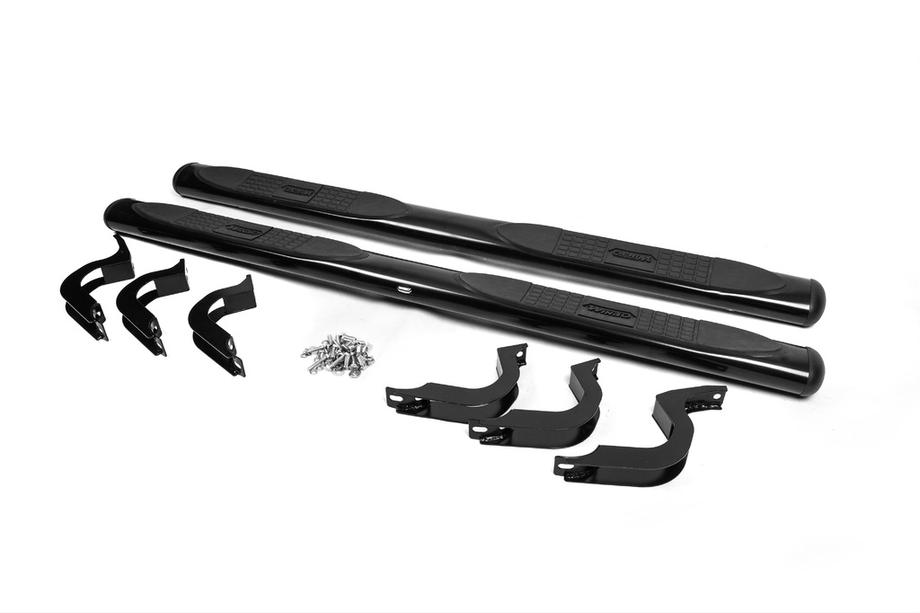 Toyota FJ Cruiser 2006–2022 Bočne cevi B098602 (2 kos, nerjaveče jeklo) (črne) Fotografija 2
