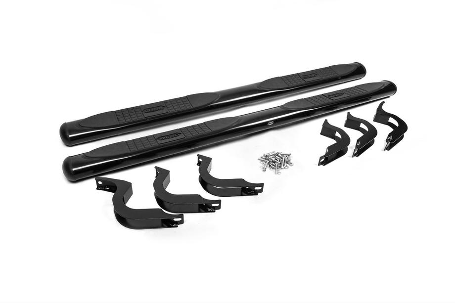 Toyota FJ Cruiser 2006–2022 Bočne cevi B098602 (2 kos, nerjaveče jeklo) (črne) Fotografija 1