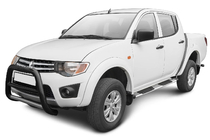 Mitsubishi L200 2006–2015 Bočne stopnice B53T1930 (2 kos, nerjaveče jeklo) fotografija 2