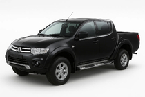 Mitsubishi L200 2006–2015 Bočne stopnice B53T1930 (2 kos, nerjaveče jeklo) fotografija 1