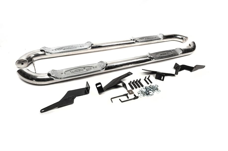 Hyundai Santa Fe 2 2006–2012 Stranske cevi B130319 (2 kos, nerjavno jeklo) Image