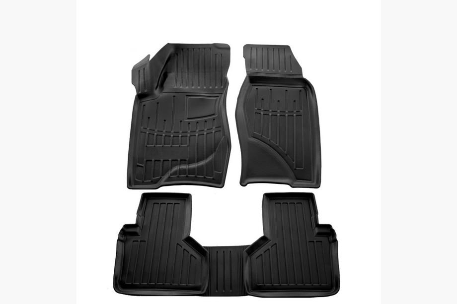 Chevrolet Niva 1998–2020 Stingray 3D talne preproge (4 kos, poliuretan) Image