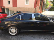 Mercedes S-class W221 2005–2013 Okrasne obloge stebričkov (6 kos, nerjavno jeklo) fotografija 1