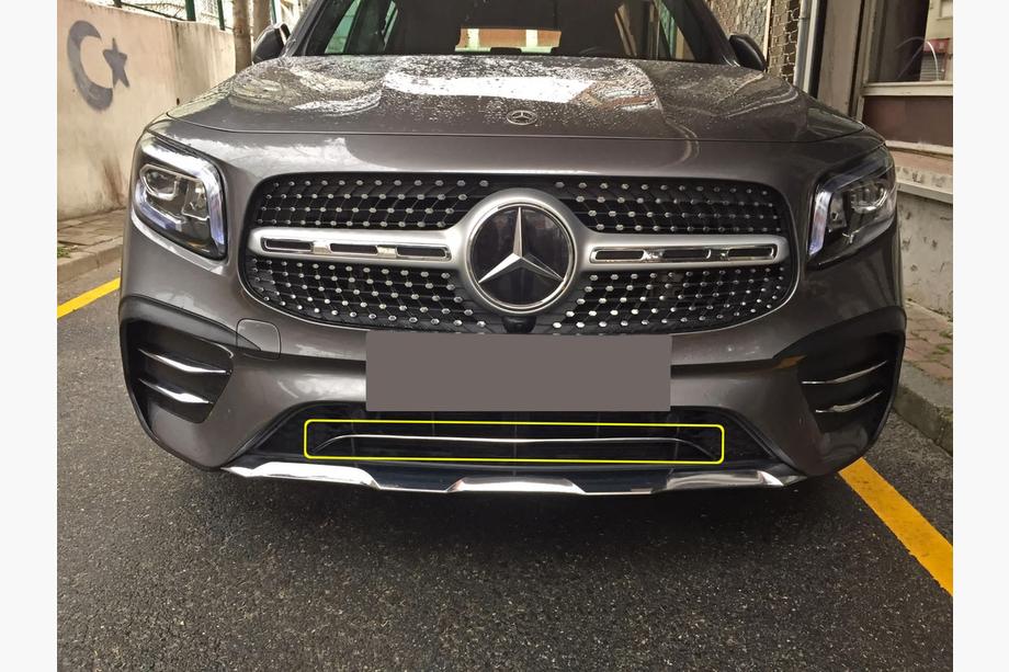 Mercedes GLB X247 2019– Kromirana letev za sprednji odbijač (nerjaveče jeklo) Image