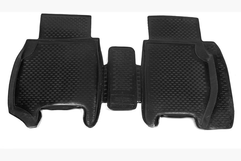 Honda Civic HB 2006–2012 Zadnje gumijaste preproge za notranjost (2 kosa, OEM) Image