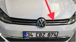 Volkswagen Golf 7/E-Golf 2012–2020 Okrasne letvice za masko 2017-2020 (nerjaveče jeklo) fotografija 2