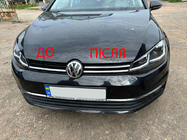 Volkswagen Golf 7/E-Golf 2012–2020 Okrasne letvice za masko 2017-2020 (nerjaveče jeklo) fotografija 1