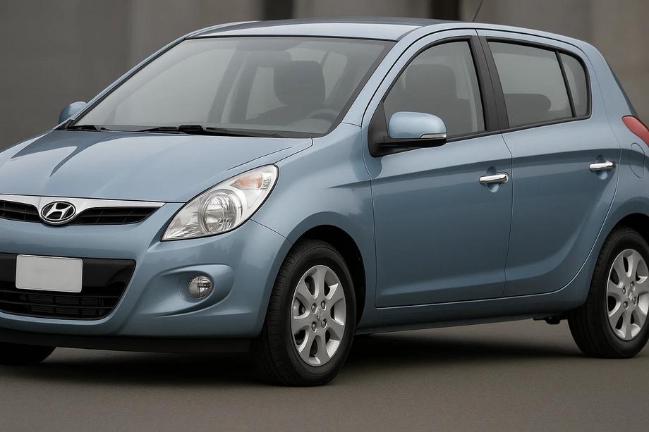 Hyundai I-20 2008–2012 Kromirane obloge kljuk vrat (4 kosi, nerjavno jeklo) Carmos – turško nerjaveče jeklo Image