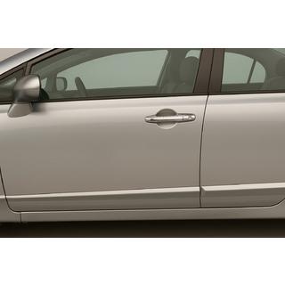 Kromirane obloge kljuk vrat (4 kosi, nerjavno jeklo) Honda Civic Sedan VIII 2006–2011 fotografija 1
