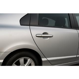 Kromirane obloge kljuk vrat (4 kosi, nerjavno jeklo) Honda Civic Sedan VIII 2006–2011 fotografija 2