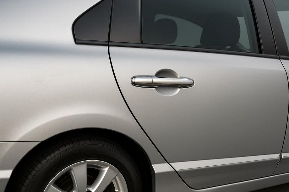 Honda Civic Sedan VIII 2006–2011 Kromirane obloge kljuk vrat (4 kosi, nerjavno jeklo) Fotografija 2