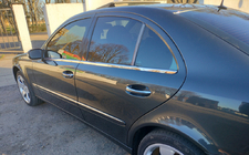 Mercedes E-class W211 2002–2009 Zunanje okrasne letve okoli stekel (inox) SD, OmsaLine - italijansko nerjavno jeklo (4 kos) fotografija 9