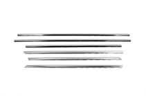 Mercedes E-class W211 2002–2009 Zunanje okrasne letve okoli stekel (inox) SD, OmsaLine - italijansko nerjavno jeklo (4 kos) fotografija 3