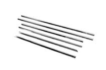 Mercedes E-class W211 2002–2009 Zunanje okrasne letve okoli stekel (inox) SD, OmsaLine - italijansko nerjavno jeklo (4 kos) fotografija 4
