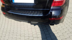 Mercedes ML W164 2005–2011 Kromirana obloga zadnjega odbijača OmsaLine (nerjaveče jeklo) Mat fotografija 1
