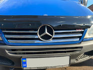 Mercedes Sprinter W901/902/903/904/905 1995–2006 Široke okrasne letvice za masko (2002-2006, 6-delni komplet, nerjaveče jeklo) fotografija 2